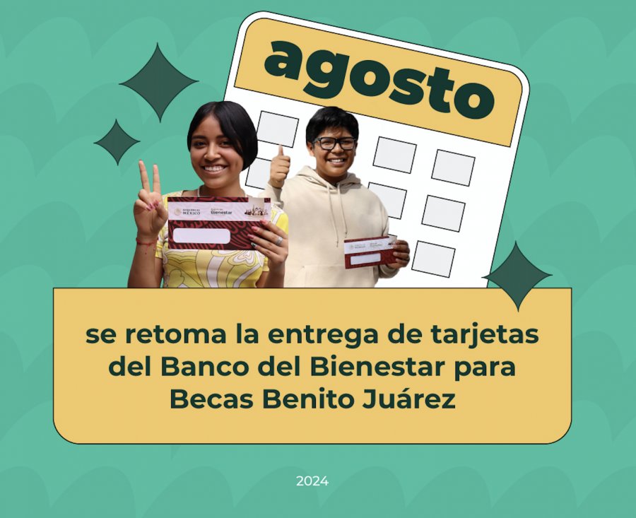 Entrega de Tarjetas Becas Bienestar Benito Juaréz